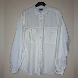 An Exofficio insectoshield long sleeve button-down in a men's size XL.